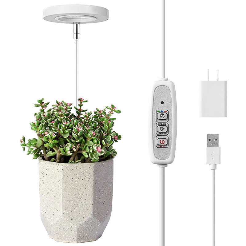 Plant Grow Light Full Spectrum - Lampada LED ad Anello per Coltivazione,