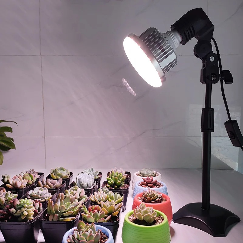 Plant Grow Light Full Spectrum - Lampada per Coltivazione Pieghevole e Sospesa,