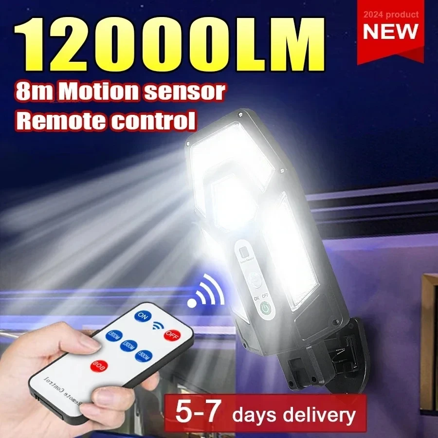 Smart Led Garden - Potente lampada da parete solare 12000LM