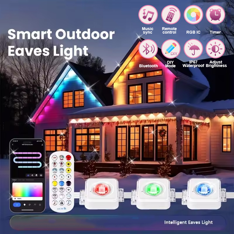 Smart Led Garden - Luci esterne permanenti da 150 piedi