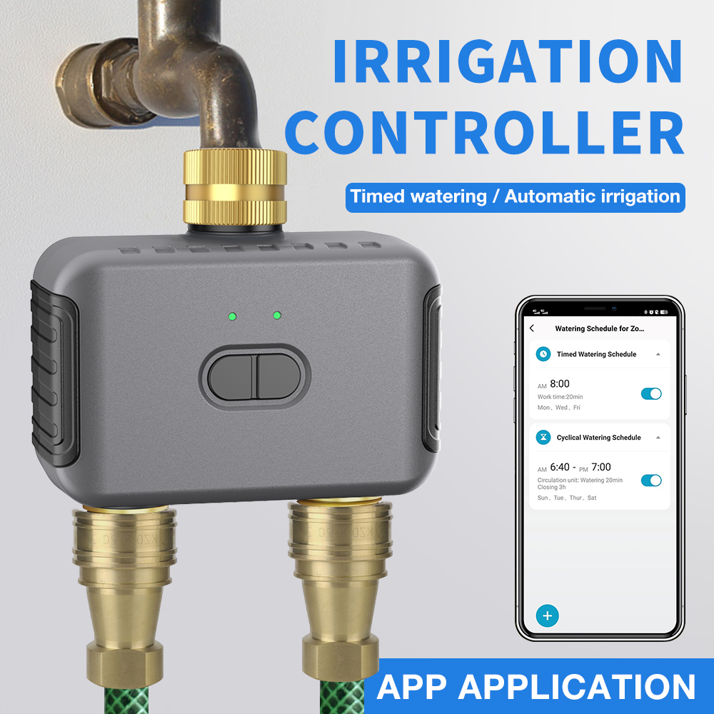 Smart Garden Iot - Tuya timer per irrigazione a 2