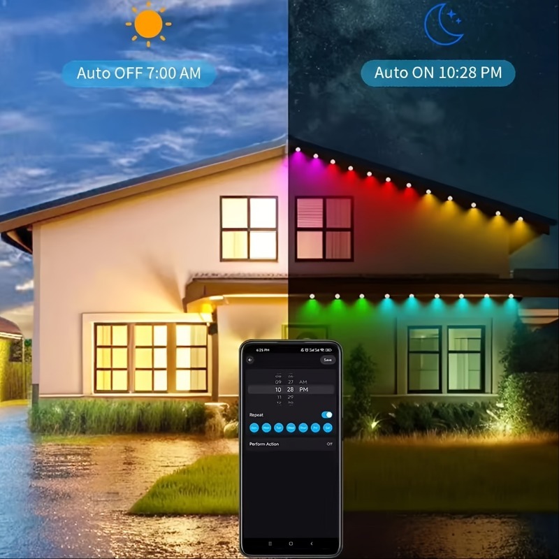 Luci esterne permanenti da 150 - Smart Led Garden recensione e prezzo