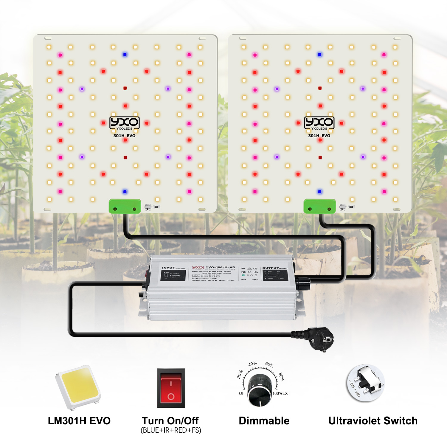 85W 180W LM301H EVO Quantum LE - Led Plant Light Strip recensione e prezzo