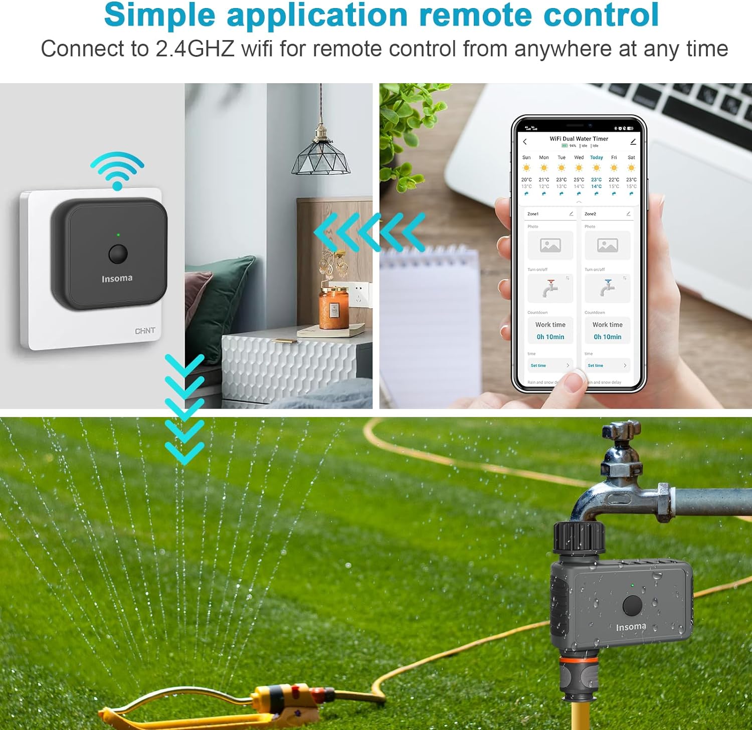 Insoma Wifi Timer automatico p - Smart Garden Iot recensione e prezzo