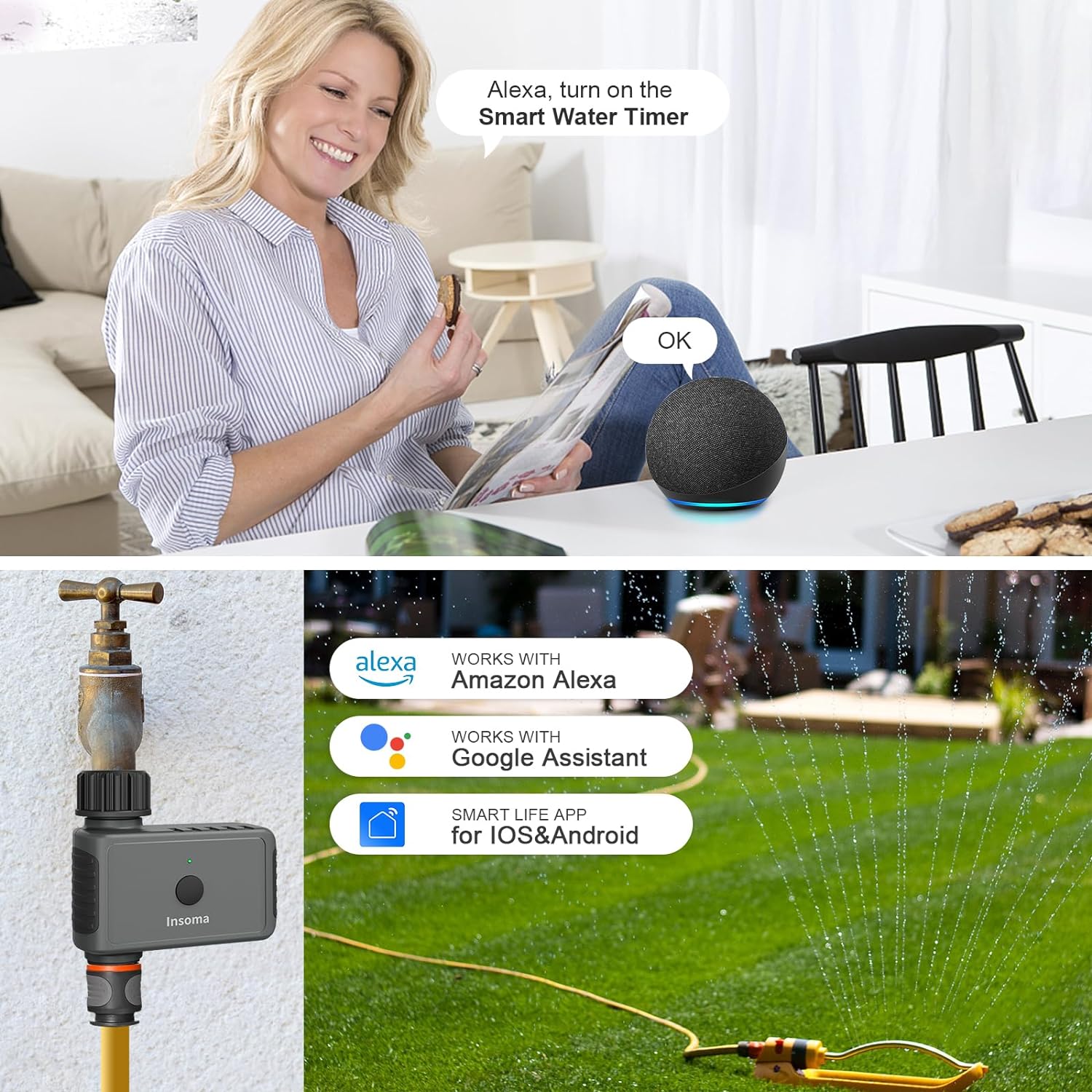 Insoma Wifi Timer automatico p - Smart Garden Iot recensione e prezzo