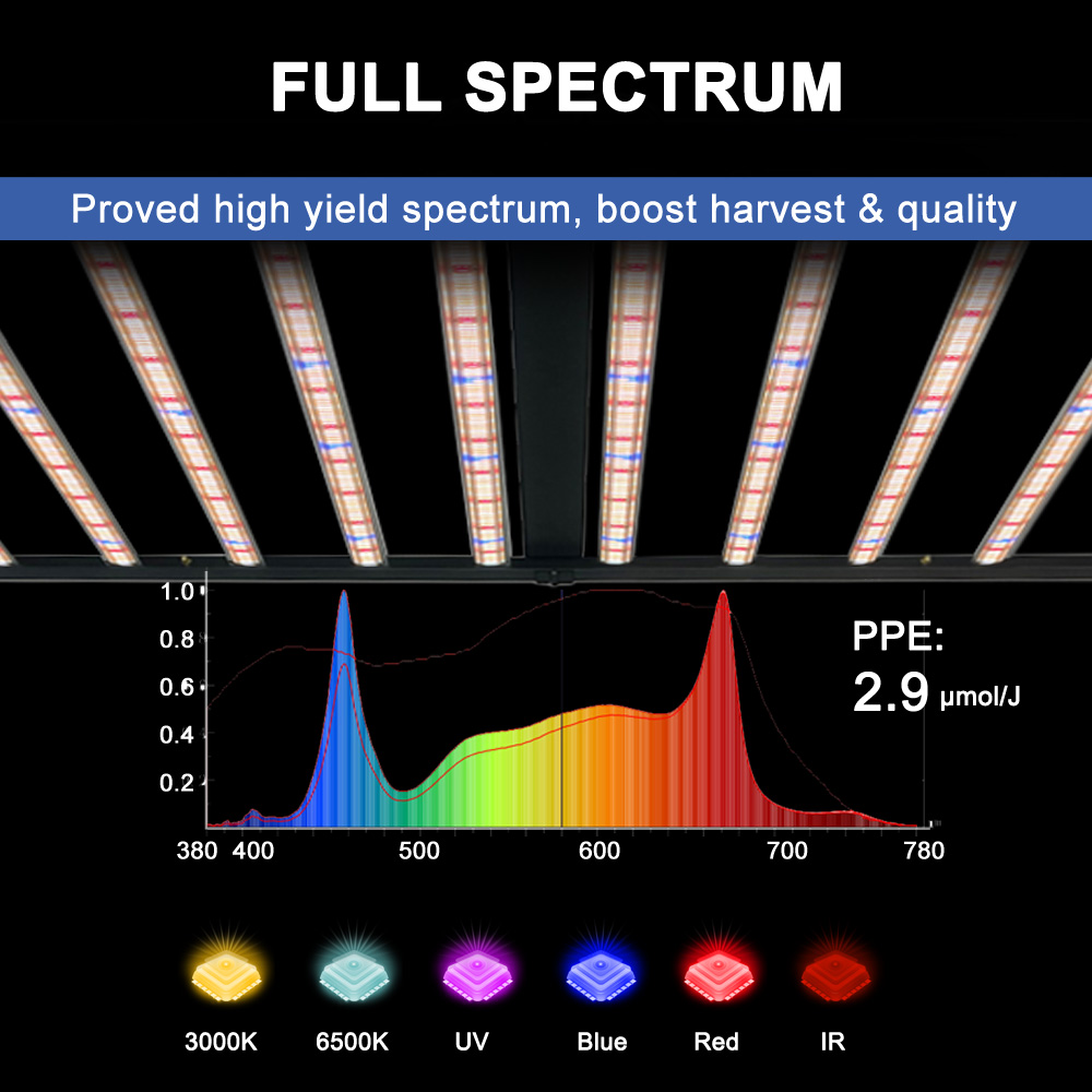 SLTMAKS 8x6FT 4X6FT 1000W Lamp - Plant Grow Light Full Spectrum recensione e prezzo